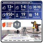 Stars of Akarios Strategy Campaign Board Game, Science Fiction Board Games for Adults & Kids, Epic Legacy Adventure, Cooperative Games (Ages 13+) 1-4 Players