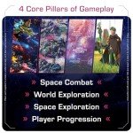 Stars of Akarios Strategy Campaign Board Game, Science Fiction Board Games for Adults & Kids, Epic Legacy Adventure, Cooperative Games (Ages 13+) 1-4 Players