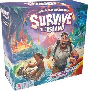 Survive The Island Board Game (2024 Edition) - Thrilling Escape Adventure with New Monsters! Fun Strategy Game for Kids & Adults, Ages 8+, 2-5 Players, 45 Minute Playtime, Made by Zygomatic
