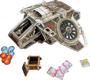 Core Space First Born: Patrol Class Shuttle - Battle Systems Cooperative/Solo SciFi Dungeon Crawler Board Game