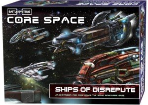 Battle Systems - Core Space First Born - Sci-Fi Miniatures Board Game - Cyberpunk 28mm Science Fiction Figures for 40K Wargame - Tabletop Modular 3D Gaming Terrain - (Ships of Disrepute)