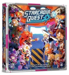 CMON Starcadia Quest Showdown Board Game Expansion - Intense Sci-Fi Battle Game, Expand with Heroes from Arcadia Quest, Family Game for 2-4 Players, Ages 14+, 60 Minute Playtime, Made