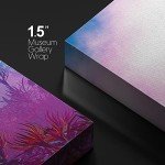 wall26 Canvas Print Wall Art Astronaut in Cosmic Nebula Butterfly Garden Astronomy & Space Fantasy & Sci-Fi Digital Art Pop Art Decorative Futuristic Cool for Living Room, Bedroom, Office - 12"x12"