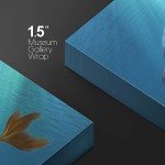 wall26 Canvas Print Wall Art 3D Dolphin and Mermaid Under The Sea Fantasy & Sci-Fi Ocean Digital Art Modern Art Nautical Scenic Colorful Ultra for Living Room, Bedroom, Office - 32"x48"