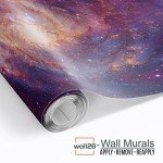 wall26 Removable Wall Sticker Wall Mural Cosmic Wormhole Star Galaxy Space & Astronomy Fantasy & Sci-Fi Digital Art Modern Art Global Landscape Decorative for Living Room, Bedroom, Office - 66"x96"