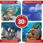 Abacus Brands Virtual Reality Oceans! Gift Box - Illustrated Interactive VR Book and STEM Learning Activity Set - for Ages 8 and Up