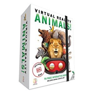 Abacus Brands Virtual Reality Animals! Gift Box - Illustrated Interactive VR Book and STEM Learning Activity Set - for Ages 8 and Up