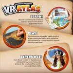Professor Maxwell's VR Atlas - Virtual Reality Kids Science Kit, Book and Interactive Geography STEM Learning World Travel Activity Set (New Edition)