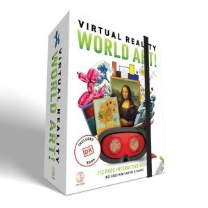 Abacus Brands Virtual Reality World Art! - Illustrated Interactive VR Book and STEM Learning Activity Set - for Ages 8 and Up