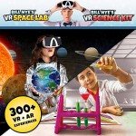 Abacus Brands Bill Nye's VR Science Kit and VR Space Lab - Virtual Reality Kids Science Kit, Book and Interactive STEM Learning Activity Set (2 in 1 Combo Pack) - for Ages 8 and Up [Packing May Vary]
