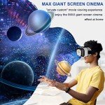 VR Headset,3D VR Glasses Virtual Reality Goggles for iPhone & Android Compatible 4.7-6.5 inch, Adjustable 3D Glasses Headset Helmets with Controller, for Movies,TV & Video Games