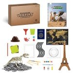Professor Maxwell's VR Atlas - Virtual Reality Kids Science Kit, Book and Interactive Geography STEM Learning Activity Set (Materials & Book Only - Goggles Sold Separately) - for Ages 8 and Up