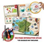 Professor Maxwell's VR Atlas - Virtual Reality Kids Science Kit, Book and Interactive Geography STEM Learning Activity Set (Materials & Book Only - Goggles Sold Separately) - for Ages 8 and Up