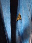 Official STAR TREK Robe Mr Spock  Luxurious Fleece Bath Dressing Gown Bathrobe 
