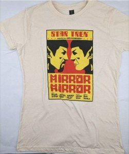 STAR TREK Shirt SPOCK MIRROR MIRROR LOOT CRATE EXCLUSIVE Sci-Fi Womens Size XL