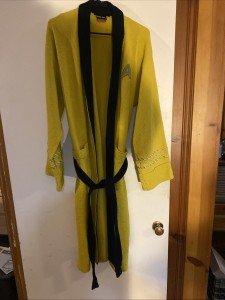 Star Trek Captain Kirk Bathrobe for Adults | One Size Fits Most