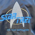 Vintage Star Trek The Next Generation Promo Cast & Crew Jacket Mens Large