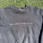 Vintage 1995 X-Files CREATION Entertainment Promo Sweater