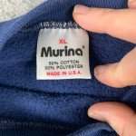 Vintage Star Trek Sweatshirt Adult XL Blue 25th Anniversary 1991 Kirk Picard