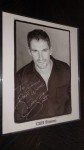SIGNED Stargate SG-1 CLIFF SIMON Sci Fi Villain AUTOGRAPH Black & White BA'AL