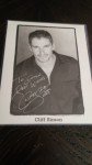SIGNED Stargate SG-1 CLIFF SIMON Sci Fi Villain AUTOGRAPH Black & White BA'AL