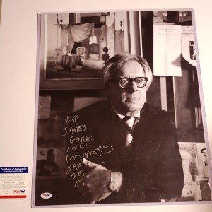 Ray Bradbury Signed 20x16 Photo PSA DNA Autograph Auto Sci Fi writer Author COA