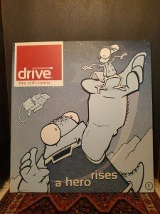 Drive Scifi Comic RARE a hero rises #1 Signed  Artist Edition Dave Kellett L@@K