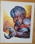 Basil Gogos signed lithograph Boris Karloff Frankenstein Universal monsters