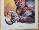 Basil Gogos signed lithograph Boris Karloff Frankenstein Universal monsters