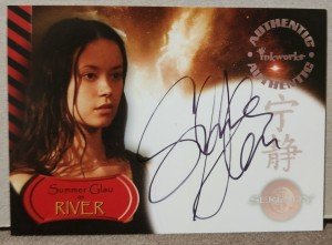 2005 Inkworks Serenity Autograph #A7 Summer Glau As River Tam RARE!!!