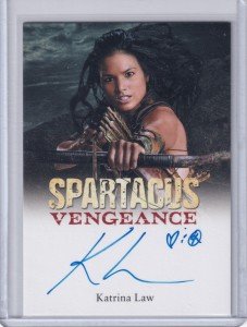 Spartacus Vengeance #1 Katrina Law as Mira AUTOGRAPH