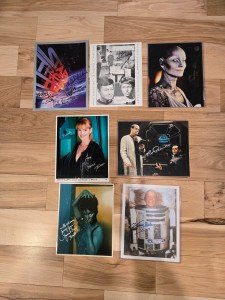 10 Star Trek Sci Fi Autographs Shatner, Doohan, Kelly, Washburn, Picardo, Hey &