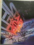 10 Star Trek Sci Fi Autographs Shatner, Doohan, Kelly, Washburn, Picardo, Hey &