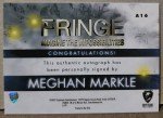 2012 Cryptozoic Fringe Autograph A16 Duchess Of Sussex Meghan Markle Amy Jessup