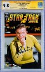 William Shatner Signed Photo Cover CGC SS Graded 9.8 Star Trek Annual #nn