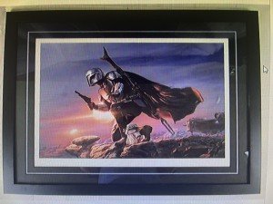 Star Wars Limited Edition 80/650 Artist Signed With COA