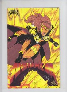 Andromeda #2 VF signed by Lionel Torres & Marcus Kelligrew - bad girl sci fi