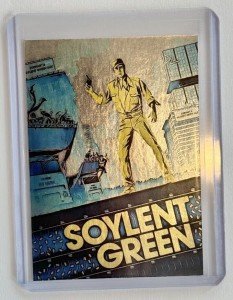 Soylent Green Platinum Plated Limited Signed “Sci-Fi Classic” Trading Card 1/1