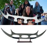 Massive 4 Ft. Replica Klingon Bat'Leth Sword Star Trek  With Stand HK 8216