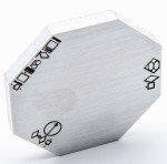 Smallville replica prop Kryptonian ship key  Metal, Laser engraved.