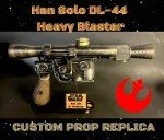 Star Wars Han Solo Blaster DL-44 Custom Prop 1:1 Replica With Stand | Cosplay