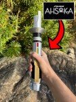 NEW Star Wars Ezra Bridger Lightsaber Prop Cosplay Master Replica! 1:1 Scale