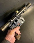 Star Wars Han Solo Blaster DL-44 Custom Prop 1:1 Replica With Stand | Cosplay