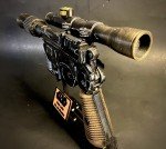 Star Wars Han Solo Blaster DL-44 Custom Prop 1:1 Replica With Stand | Cosplay