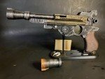 Star Wars Mandalorian IB-94 Blaster 1:1 Scale Replica Swappable Orange Muzzle