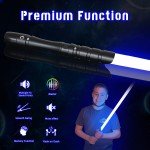 US Star Wars Lightsaber Replica Rechargeable Metal Hilt Force FX Dueling Cosplay