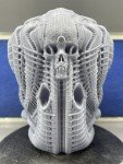 H.R Giger Inspired Alien Mother Wall Statue Gray UV Resin Unpainted