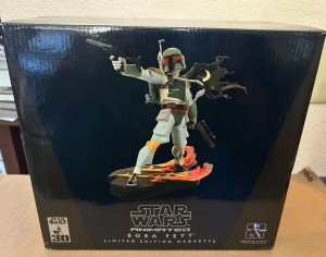 Star Wars Animated Boba Fett 9-Inch Maquette Statue
