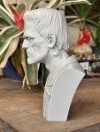 Universal Monsters Frankenstein Monster 3D Printed Bust Statue 6.75 Inches Gray