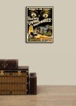 1950s Dracula’s Living Nightmares Classic Sci-Fi Monster Movie Poster - 24x32